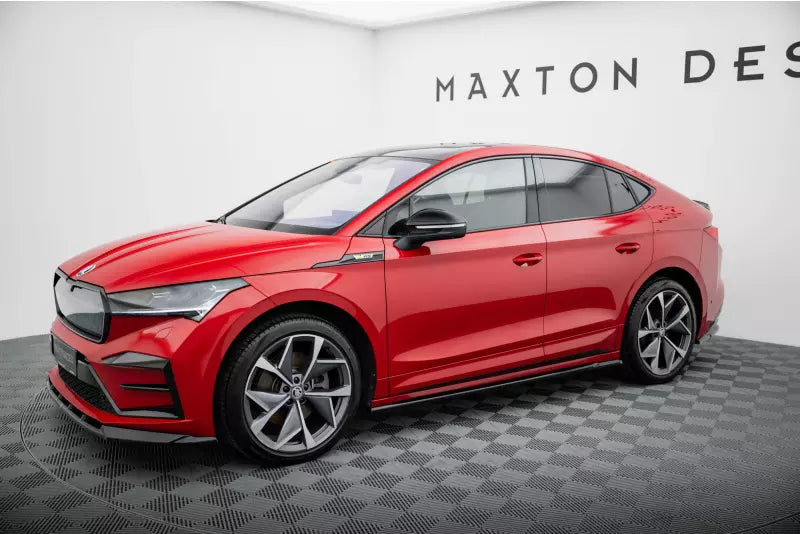 Maxton Design Seitenschweller (Paar) für Skoda Enyaq Coupe iV Hochglanz schwarz – Ansicht 2