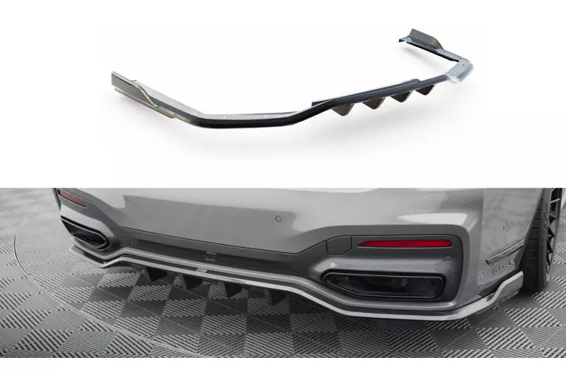 Maxton Design Carbon Heckdiffusor für BMW 7er G11 Facelift (2019-) M-Paket – Ansicht 1