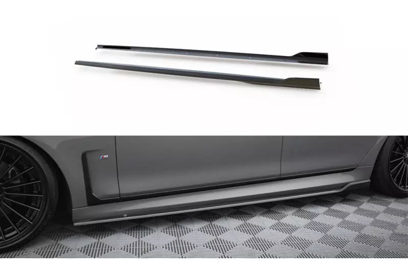 Maxton Design Carbon Seitenschweller (Paar) für BMW 7er G11 Facelift (2019-) M-Paket – Ansicht 1