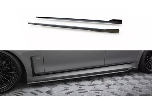 Maxton Design Carbon Seitenschweller (Paar) für BMW 7er G11 Facelift (2019-) M-Paket – Ansicht 1