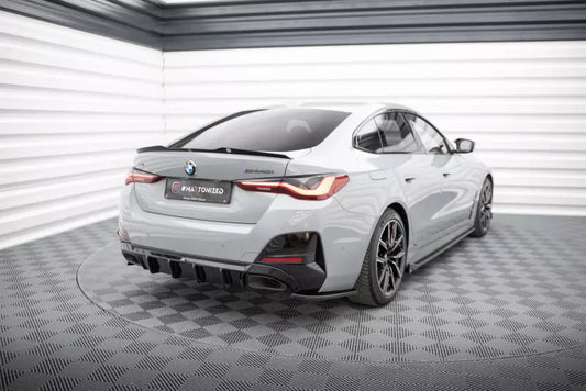 Maxton Design Diffusor Flaps für BMW M440i Gran Coupe G26 Hochglanz schwarz – Ansicht 1