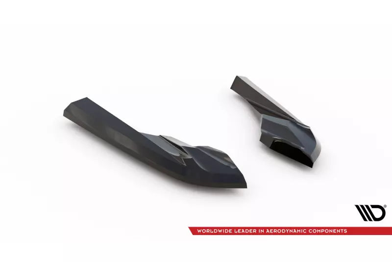Maxton Design Diffusor Flaps für Porsche Taycan Cross Turismo 4S Hochglanz schwarz – Ansicht 4