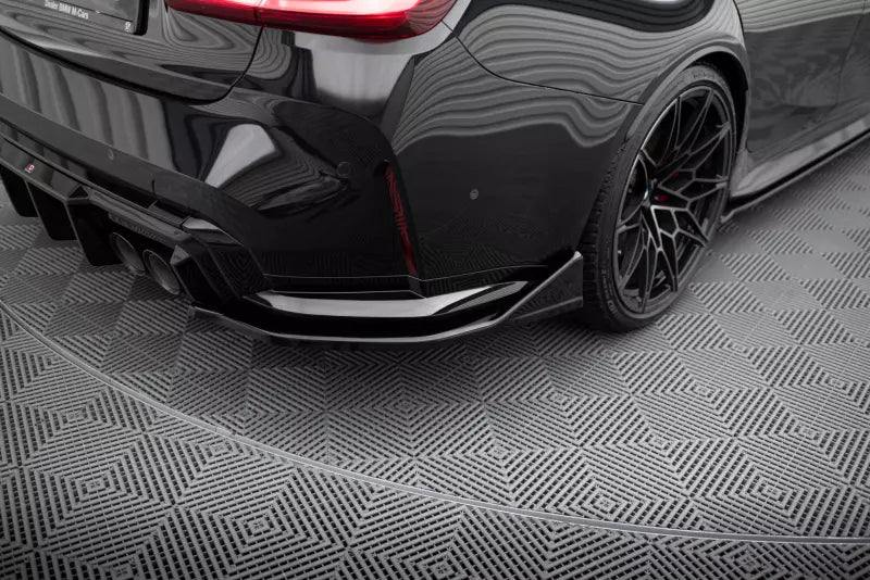 Maxton Design Diffusor Flaps im CSL Look für BMW M3 G80 / G81 Hochglanz schwarz – Ansicht 1