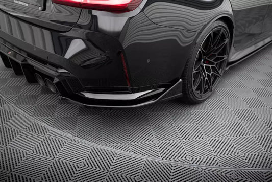 Maxton Design Diffusor Flaps im CSL Look für BMW M3 G80 / G81 Hochglanz schwarz – Ansicht 1