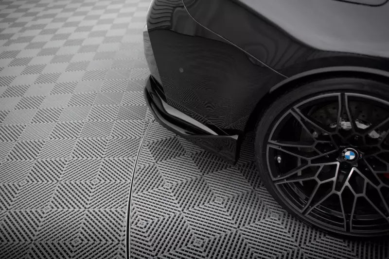 Maxton Design Diffusor Flaps im CSL Look für BMW M3 G80 / G81 Hochglanz schwarz – Ansicht 3