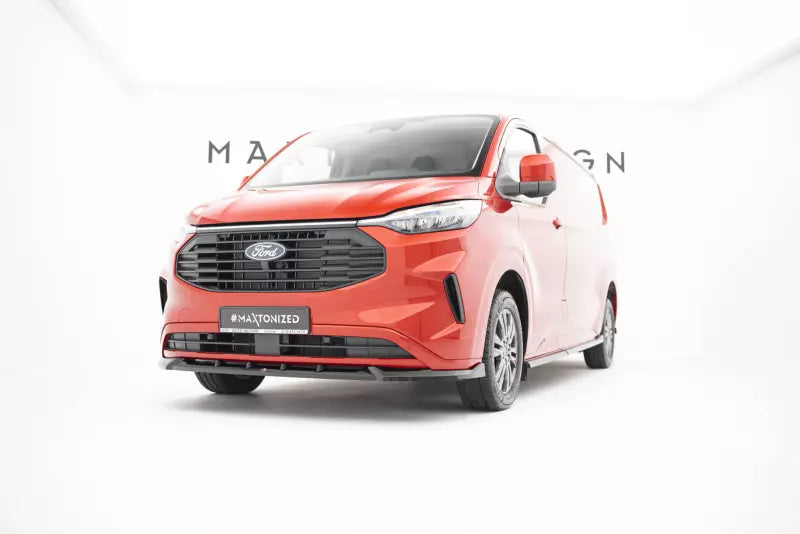 Maxton Design Frontlippe für Ford Transit Custom Mk2 Hochglanz schwarz – Ansicht 1
