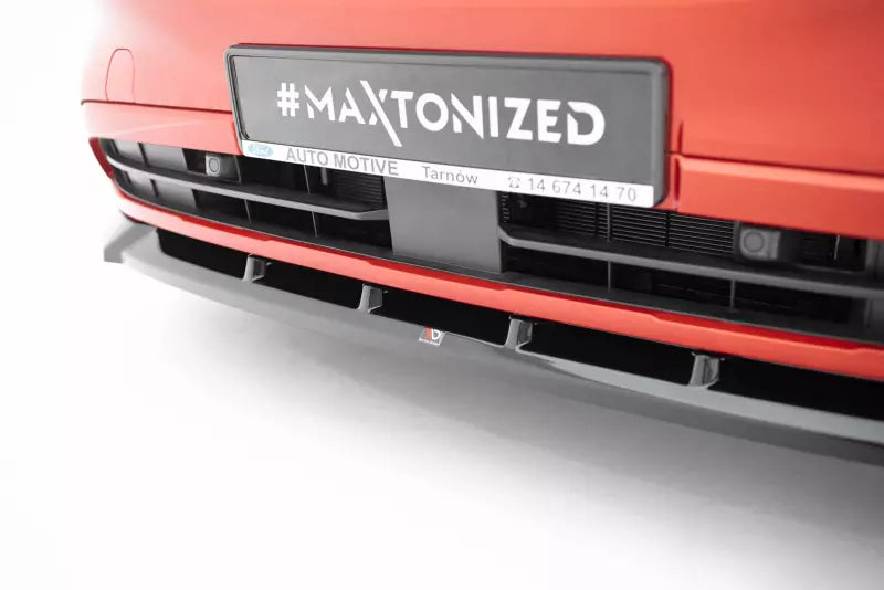 Maxton Design Frontlippe für Ford Transit Custom Mk2 Hochglanz schwarz – Ansicht 3