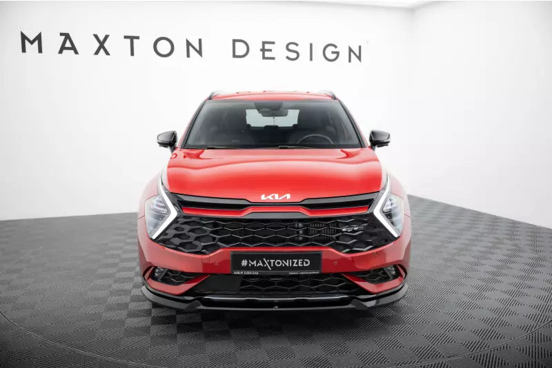 Maxton Design Frontlippe für Kia Sportage GT-Line Mk5 Hochglanz schwarz – Ansicht 2