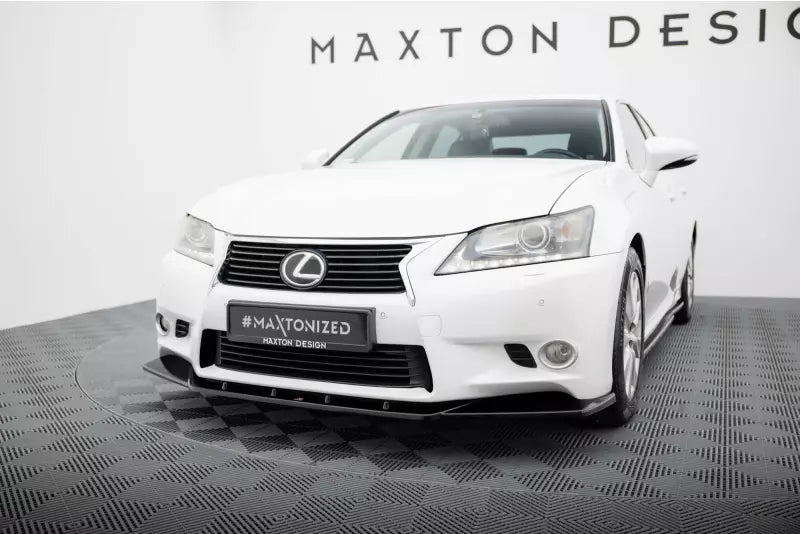 Maxton Design Frontlippe für Lexus GS Mk4 (L10) Hochglanz schwarz – Ansicht 1