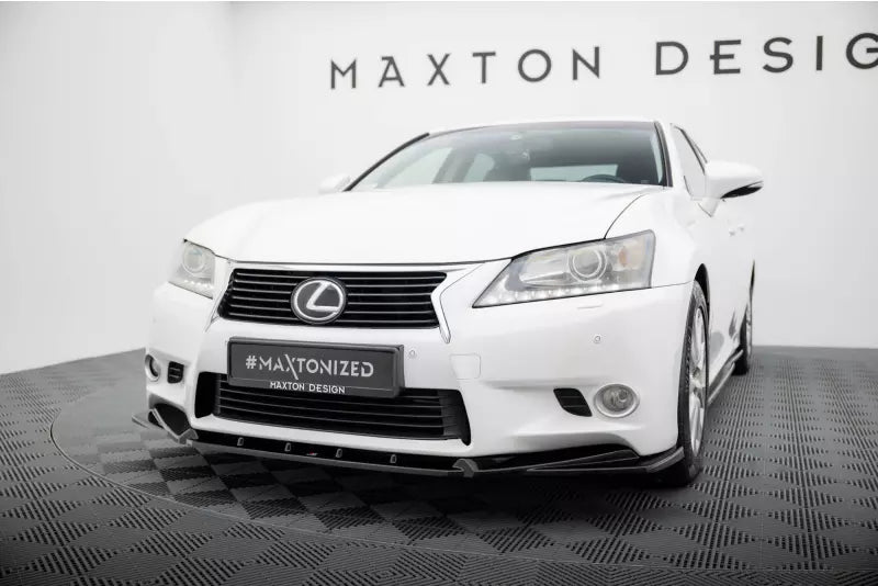 Maxton Design Frontlippe für Lexus GS Mk4 (L10) Hochglanz schwarz – Ansicht 1