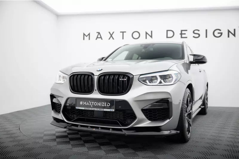 Maxton Design Frontlippe für BMW X4 M F98 Hochglanz schwarz – Ansicht 1