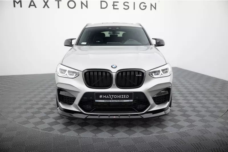Maxton Design Frontlippe für BMW X4 M F98 Hochglanz schwarz – Ansicht 2