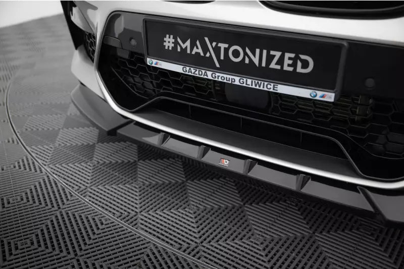 Maxton Design Frontlippe für BMW X4 M F98 Hochglanz schwarz – Ansicht 3