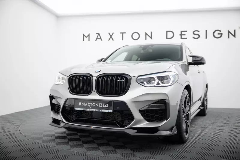 Maxton Design Frontlippe für BMW X4 M F98 Hochglanz schwarz – Ansicht 1
