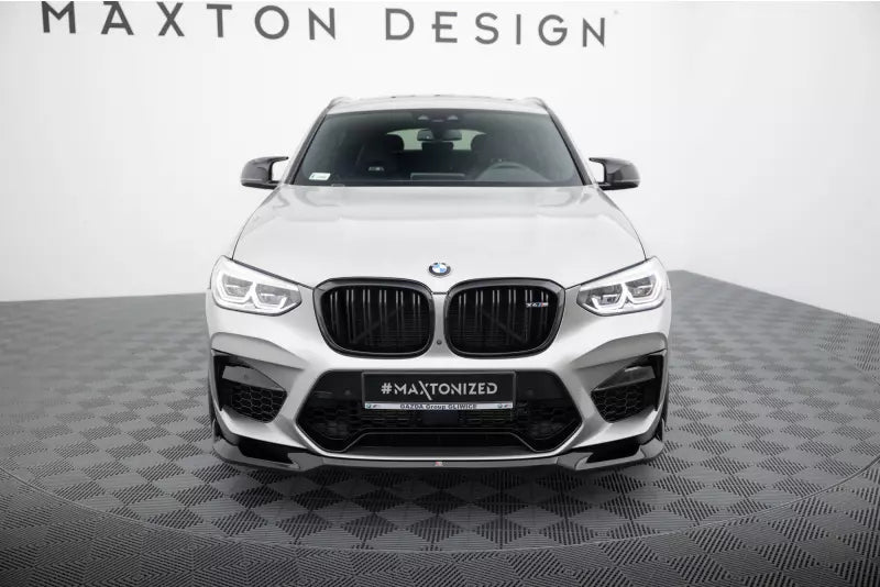 Maxton Design Frontlippe für BMW X4 M F98 Hochglanz schwarz – Ansicht 2