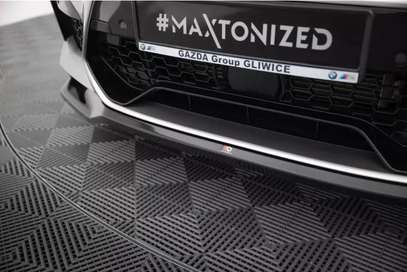 Maxton Design Frontlippe für BMW X4 M F98 Hochglanz schwarz – Ansicht 3