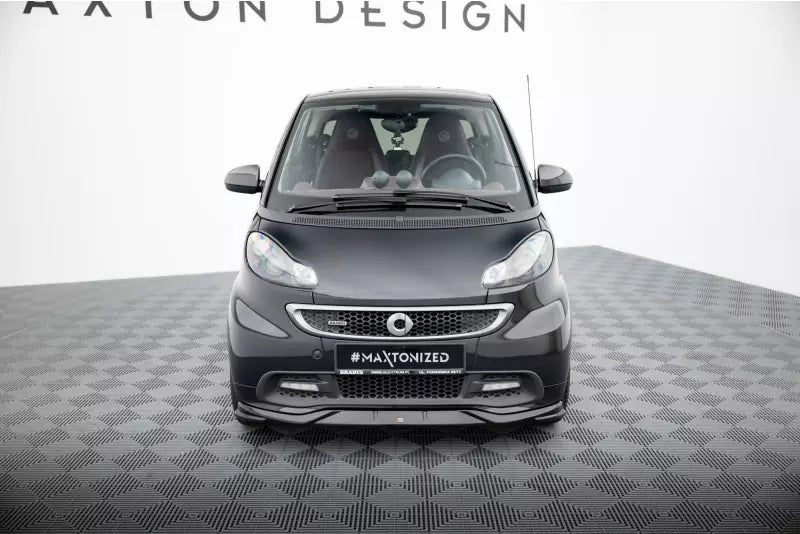 Maxton Design Frontlippe für Brabus Smart Fortwo C451 Facelift Hochglanz schwarz – Ansicht 2