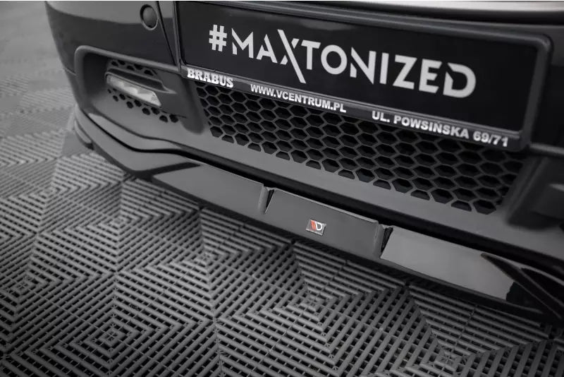 Maxton Design Frontlippe für Brabus Smart Fortwo C451 Facelift Hochglanz schwarz – Ansicht 3