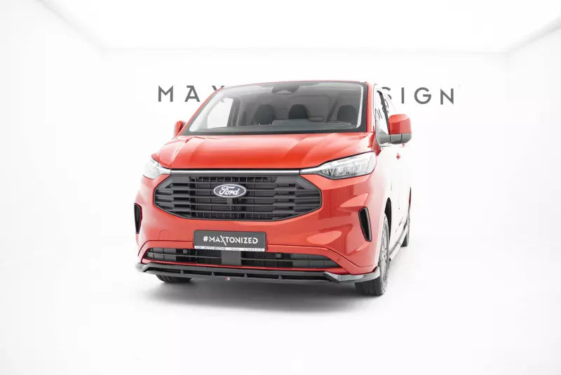 Maxton Design Frontlippe für Ford Transit Custom Mk2 Hochglanz schwarz – Ansicht 1