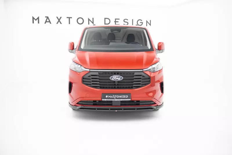 Maxton Design Frontlippe für Ford Transit Custom Mk2 Hochglanz schwarz – Ansicht 2
