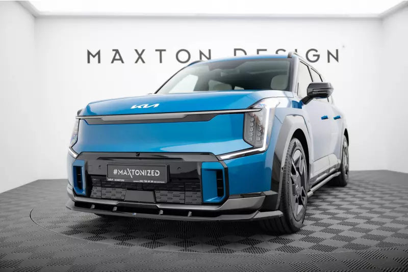 Maxton Design Frontlippe für Kia EV9 GT-Line Mk1 Hochglanz schwarz – Ansicht 1