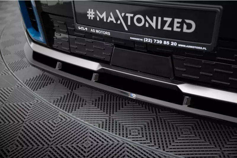 Maxton Design Frontlippe für Kia EV9 GT-Line Mk1 Hochglanz schwarz – Ansicht 3
