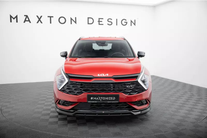 Maxton Design Frontlippe für Kia Sportage GT-Line Mk5 Hochglanz schwarz – Ansicht 2
