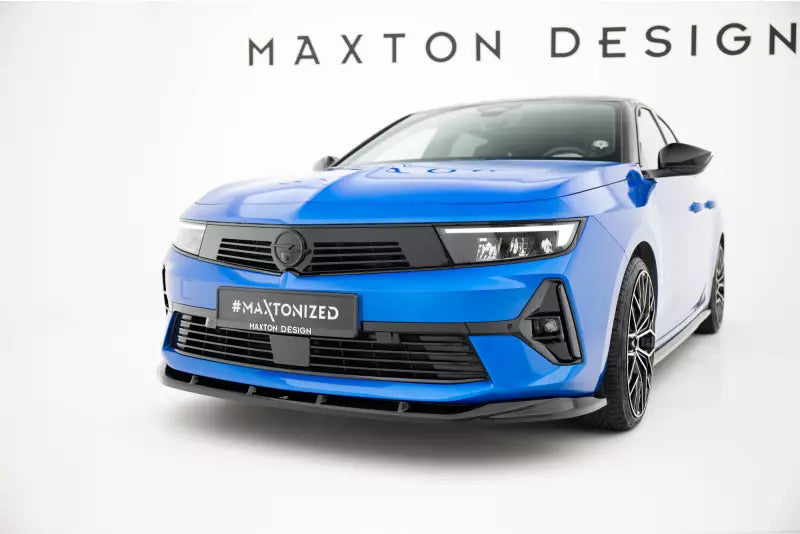 Maxton Design Frontlippe für Opel Astra Sports Tourer L MK5 Hochglanz schwarz – Ansicht 1