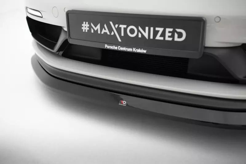 Maxton Design Frontlippe für Porsche 718 Cayman GTS 982c Hochglanz schwarz – Ansicht 3