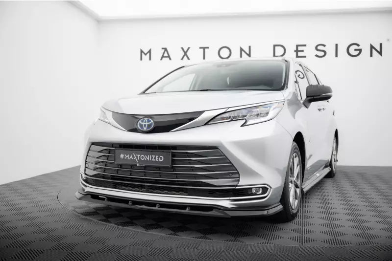 Maxton Design Frontlippe für Toyota Sienna Mk4 Hochglanz schwarz – Ansicht 2
