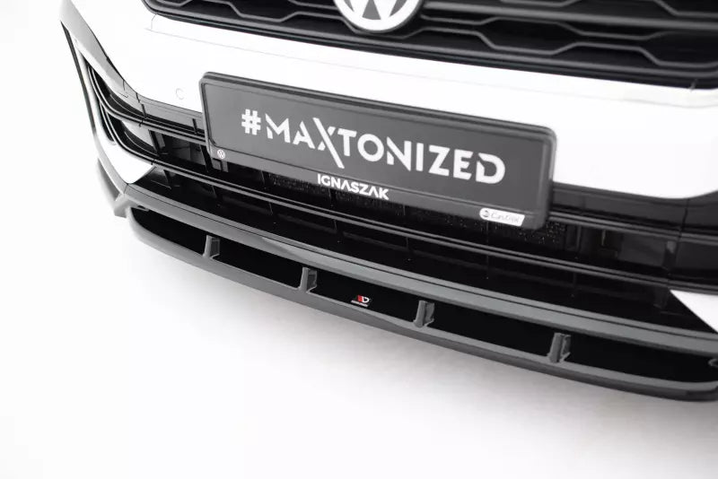 Maxton Design Frontlippe für VW T-Roc R Mk1 Hochglanz schwarz – Ansicht 3