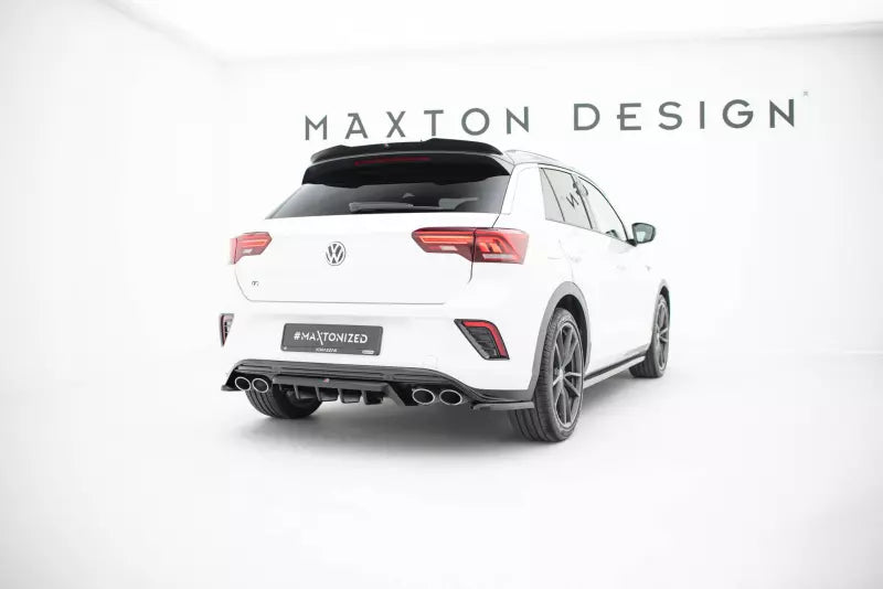Maxton Design Heckdiffusor DTM Look für VW T-Roc R Mk1 Hochglanz schwarz – Ansicht 4