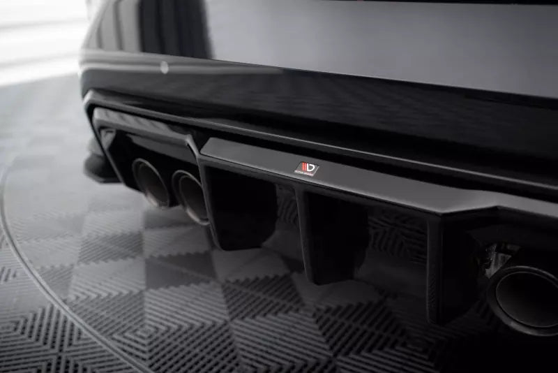 Maxton Design Heckdiffusor für BMW M4 G82 / M3 G80 G81 Hochglanz schwarz – Ansicht 2