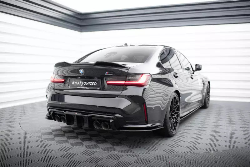 Maxton Design Heckdiffusor für BMW M4 G82 / M3 G80 G81 Hochglanz schwarz – Ansicht 3