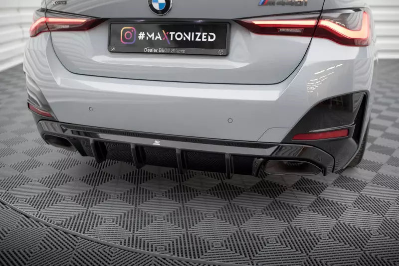 Maxton Design Heckdiffusor V.3 für BMW M440i Gran Coupe G26 Hochglanz schwarz – Ansicht 1