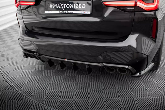 Maxton Design Heckdiffusor für BMW X3 M F97 Hochglanz schwarz – Ansicht 1