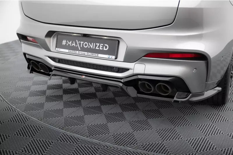 Maxton Design Heckdiffusor für BMW X4 M F98 Hochglanz schwarz – Ansicht 1