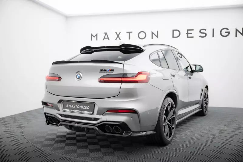 Maxton Design Heckdiffusor für BMW X4 M F98 Hochglanz schwarz – Ansicht 2