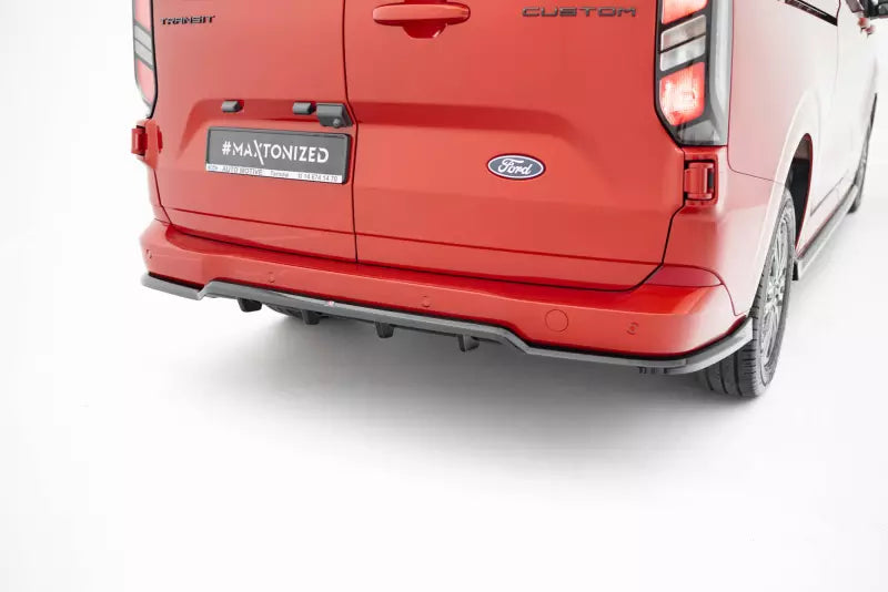 Maxton Design Heckdiffusor für Ford Transit Custom Mk2 Hochglanz schwarz – Ansicht 1