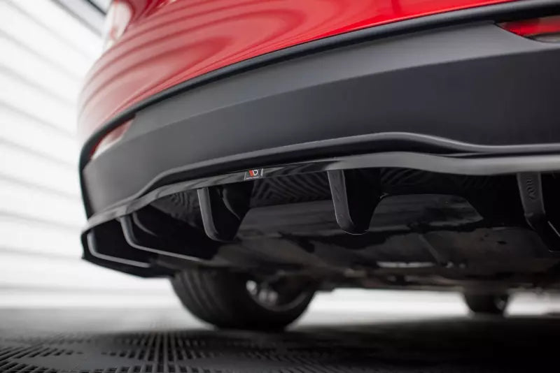 Maxton Design Heckdiffusor für Tesla Model 3 Project Highland Facelift Hochglanz schwarz – Ansicht 3
