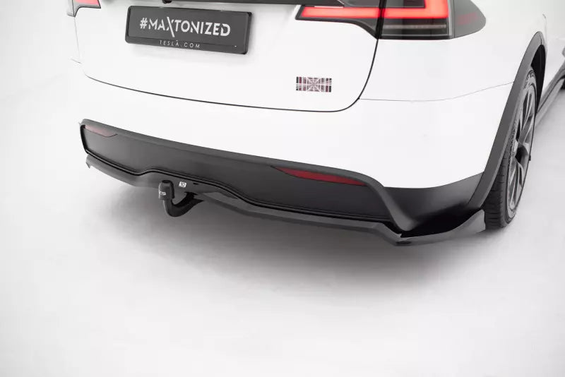Maxton Design Heckdiffusor für Tesla Model X Mk1 Facelift Hochglanz schwarz – Ansicht 1
