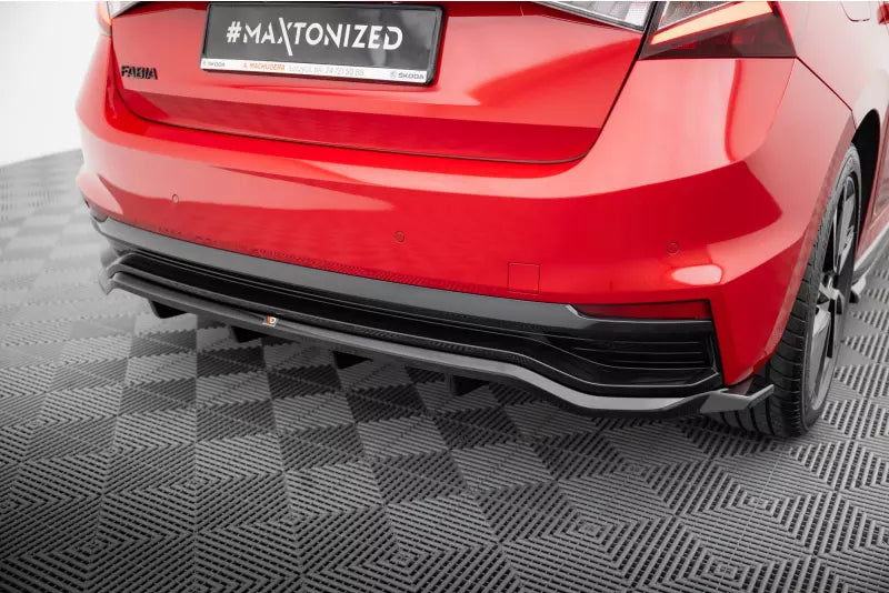 Maxton Design Heckdiffusor Skoda Fabia Monte Carlo Mk4 Hochglanz schwarz – Ansicht 1