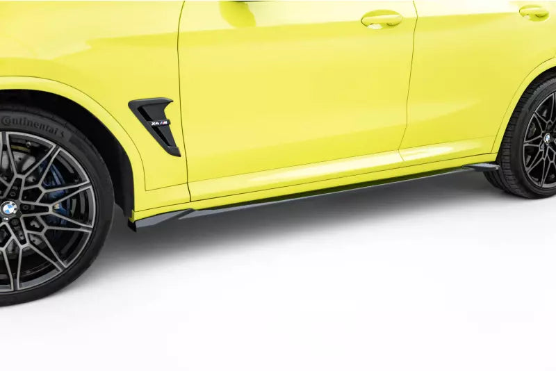 Maxton Design Seitenschweller (Paar) für BMW X4 M F98 Hochglanz schwarz – Ansicht 1