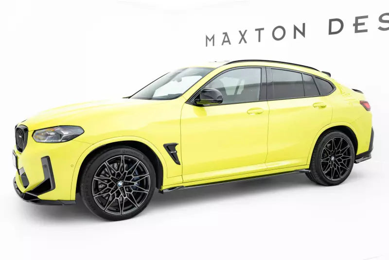 Maxton Design Seitenschweller (Paar) für BMW X4 M F98 Hochglanz schwarz – Ansicht 2