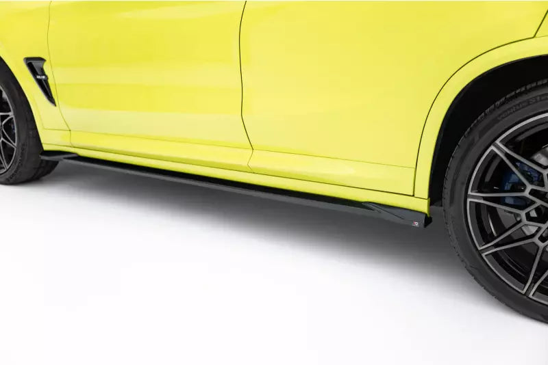 Maxton Design Seitenschweller (Paar) für BMW X4 M F98 Hochglanz schwarz – Ansicht 3
