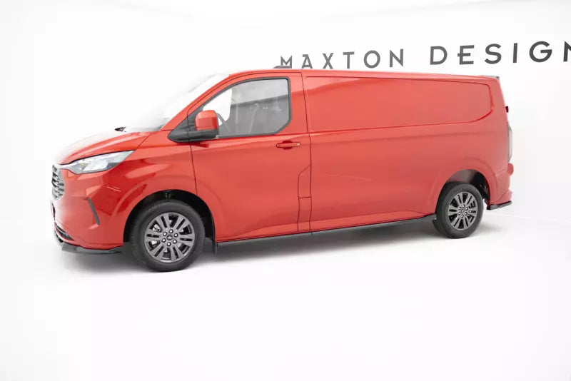 Maxton Design Seitenschweller (Paar) für Ford Transit / Tourneo Custom L2 Mk2 Hochglanz schwarz – Ansicht 2