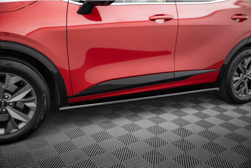 Maxton Design Seitenschweller (Paar) für Kia Sportage GT-Line Mk5 Hochglanz schwarz – Ansicht 1