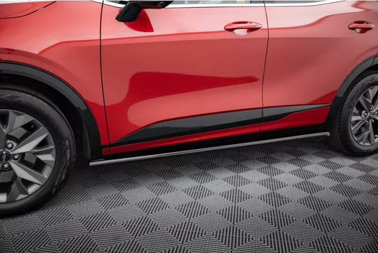 Maxton Design Seitenschweller (Paar) für Kia Sportage GT-Line Mk5 Hochglanz schwarz – Ansicht 1