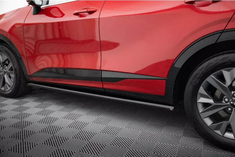 Maxton Design Seitenschweller (Paar) für Kia Sportage GT-Line Mk5 Hochglanz schwarz – Ansicht 3