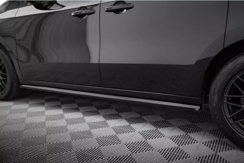Maxton Design Seitenschweller (Paar) für Mercedes-Benz T Klasse W420 Hochglanz schwarz – Ansicht 3